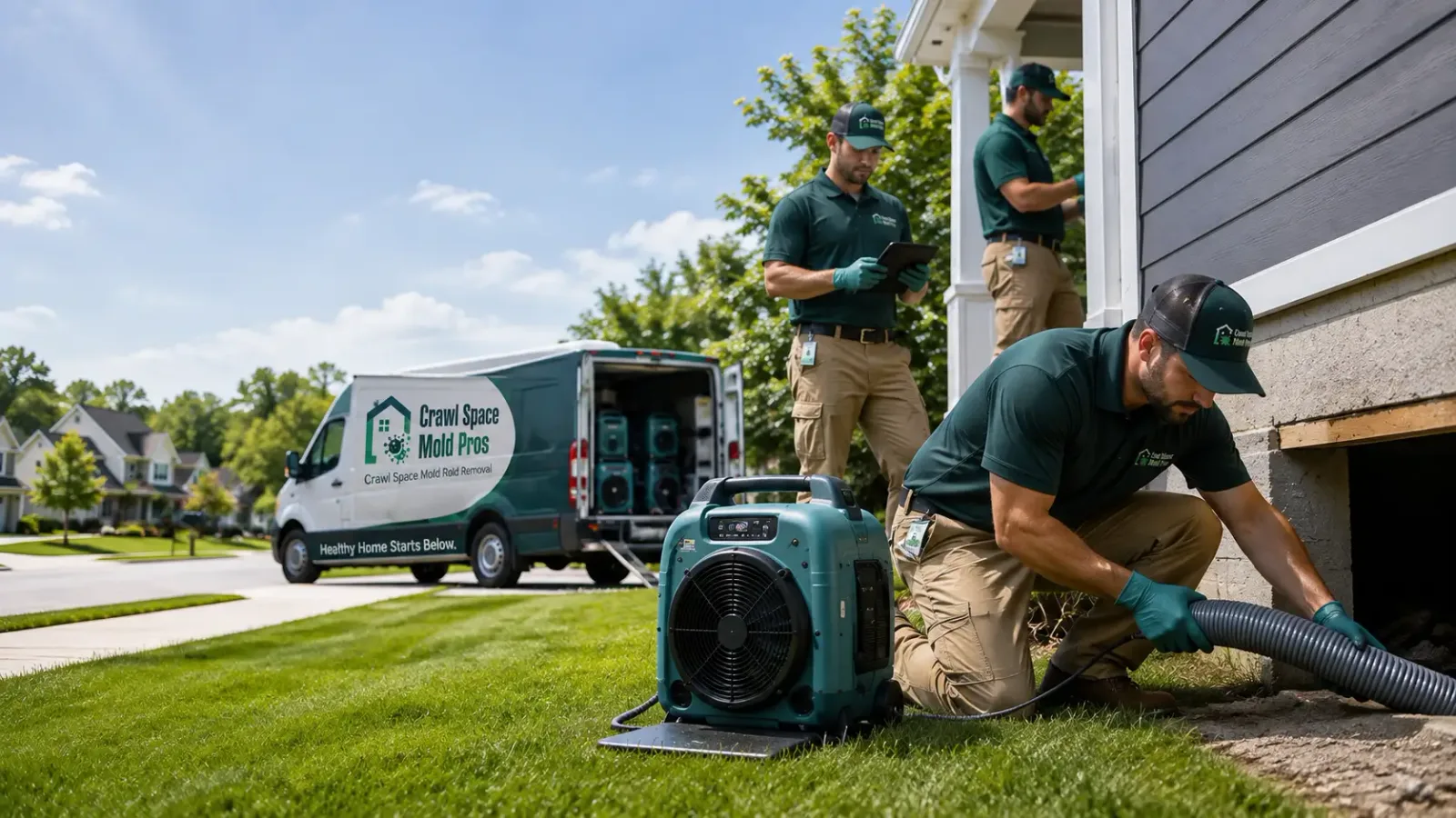 Crawl Space Mold Removal in Cambria, WI
